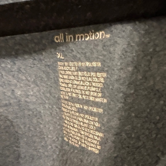 All in Motion Men’s Hoodie - Blue - Picture 2 of 5